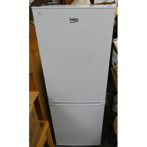 530 - Modern BEKO fridge freezer