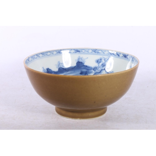 168 - Nanking Cargo Chinese blue and white bowl.