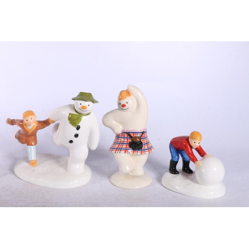 196 - Five Coalport figures of The Snowman Characters (5)