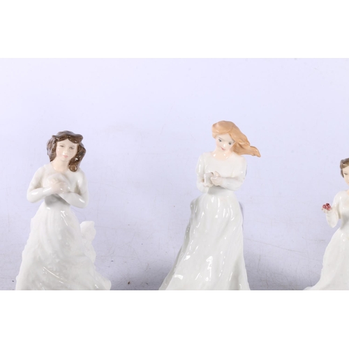 198 - Four Royal Doulton ladies to include With Love HN3393, Christine HN3209 and two other (4).