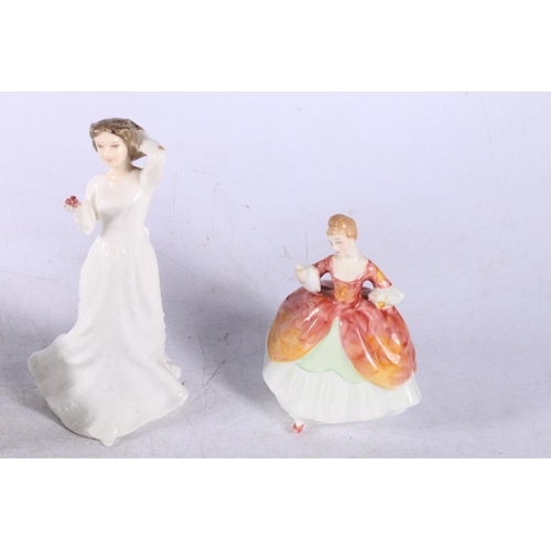 198 - Four Royal Doulton ladies to include With Love HN3393, Christine HN3209 and two other (4).