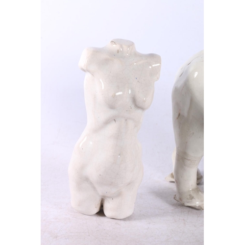 205 - Model of a female torso and a elephant (2)