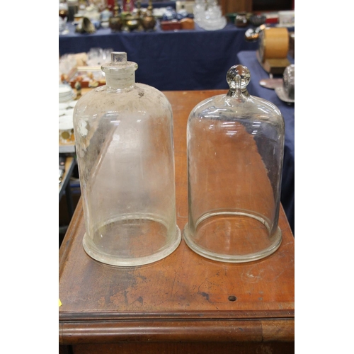 277 - Two bell jars.