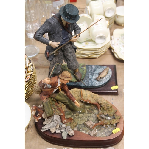 286 - Sherratt & Simpson resin model of a fisherman, and another from The Fairweather Collection. ... 