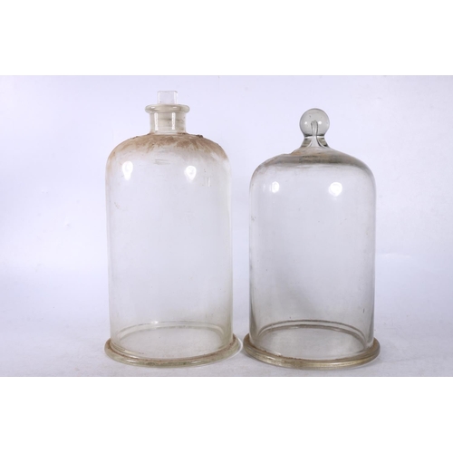 277 - Two bell jars.