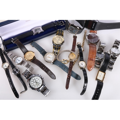 729 - Collection of wristwatches to include Reflex, Gossip, Rosra, Sekonda, Robila, etc. 