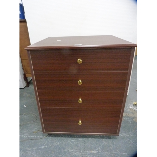 384 - Modern chest of four drawers.