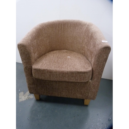 387 - Dunelm tub chair.