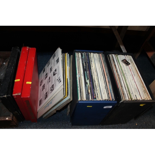 263 - LPs and records to include classical and easy listening.