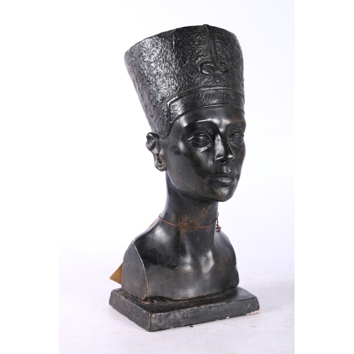 105 - Sculpture of Queen Nefertiti by Austin productions, 26cm.