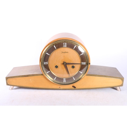 Junghans mid century design mantel clock 46cm wide