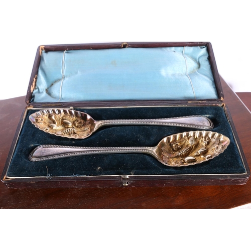 3 - Cutlery canteen with near complete set of flatware, a cased pair of berry spoons, and another cutler... 