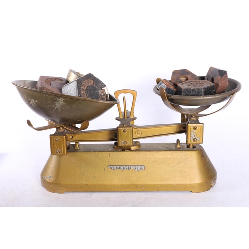 30 - Vintage scales and weights.