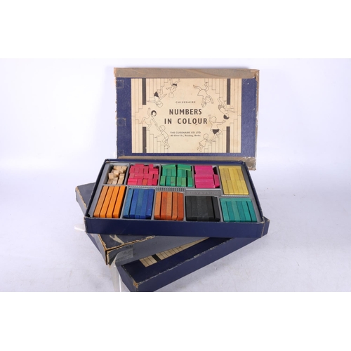 64 - Three boxed sets of Cuisenaire Numbers in Colour.