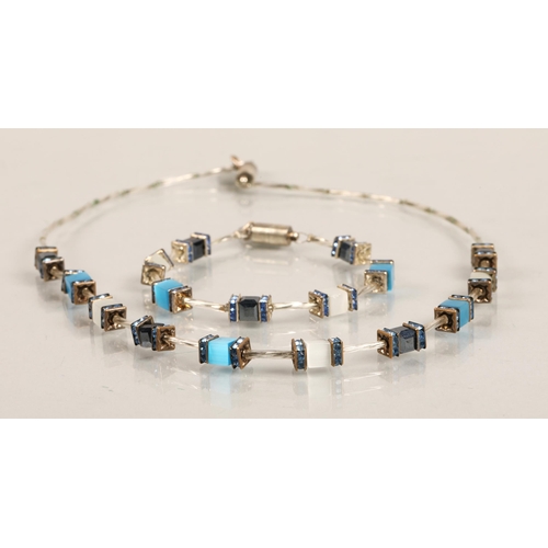 50 - Arran Bay Jewellery necklace and bracelet set