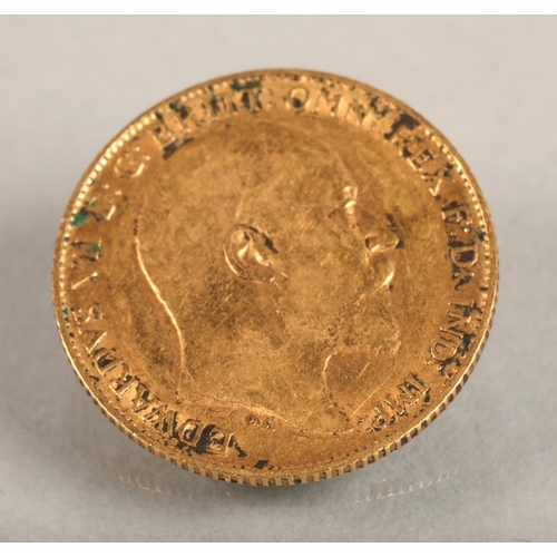 78 - Half sovereign 3.9g