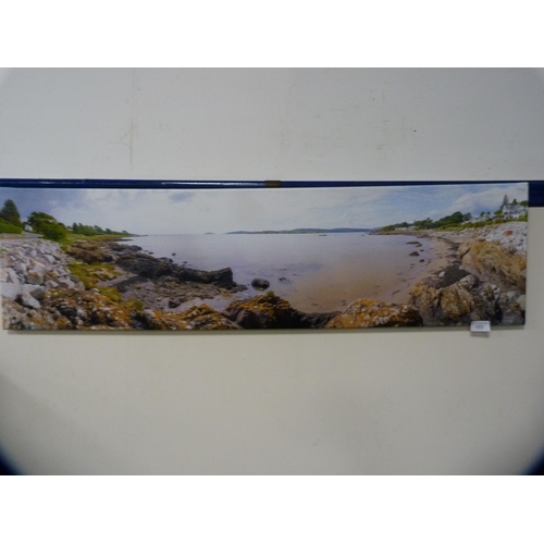 103 - Framed photograph, 'View from Rockcliffe Bay to Rough Island and Hestan'.