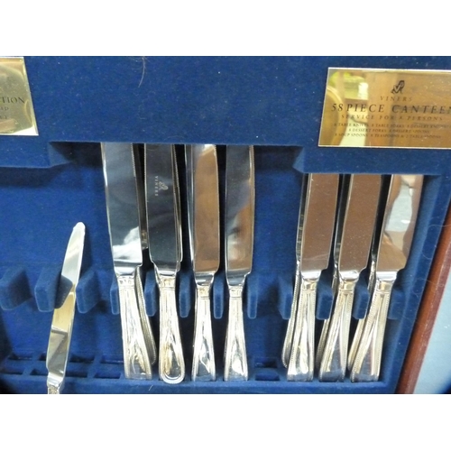 156 - Part canteen of cutlery.