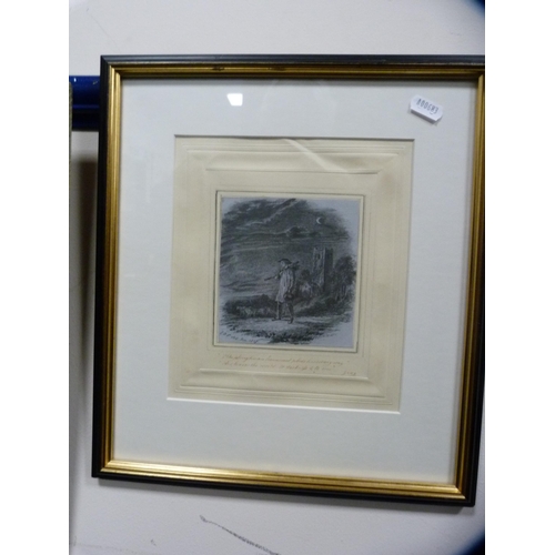 16 - Edward H SimpsonRocky headlandSigned, watercolour, and a framed print.