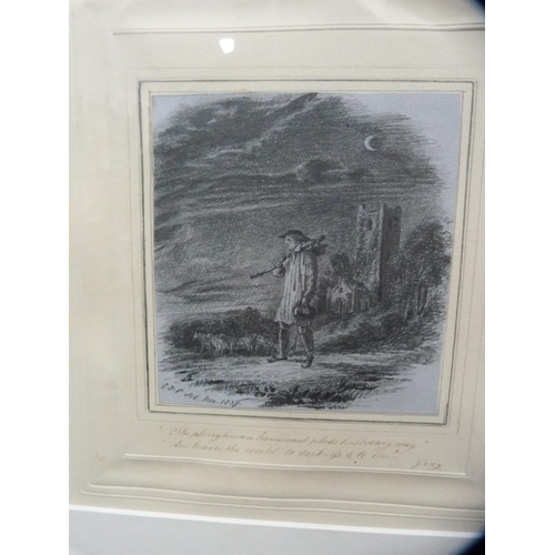 16 - Edward H SimpsonRocky headlandSigned, watercolour, and a framed print.