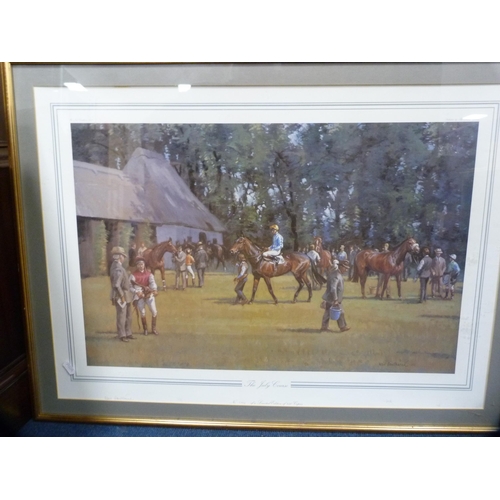 17 - John King'A Pytchley Wednesday with HRH The Prince of Wales'Pencil signed print, no. 264/350, a hunt... 