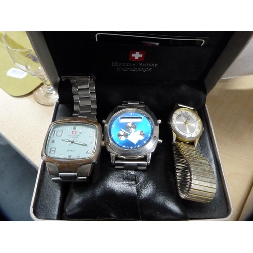 182 - Collection of various fashion watches to include H Samuel, Zurich etc.