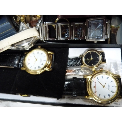 182 - Collection of various fashion watches to include H Samuel, Zurich etc.