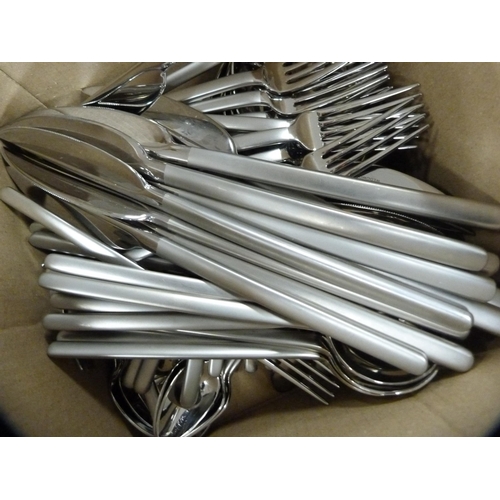 204 - Large collection of Wedgwood stainless steel cutlery.