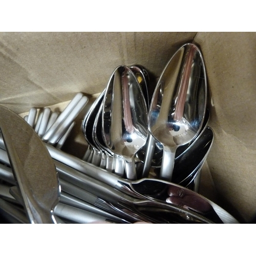 204 - Large collection of Wedgwood stainless steel cutlery.