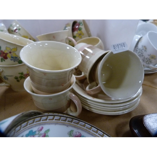 209 - Royal Doulton 'Henley' pattern part tea set and a Susie Cooper coffee set.