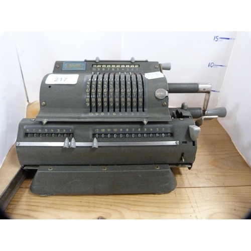 217 - Multo adding machine.