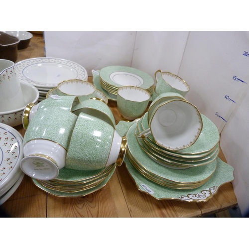 221 - Plant Tuscan part tea set and a Petit Fleur part tea set.