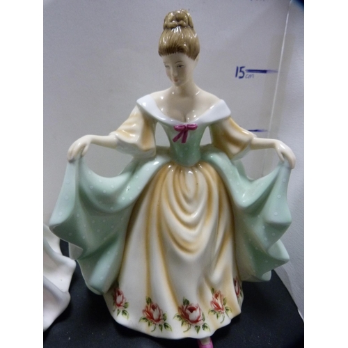 238 - Paragon figure, 'Bridesmaid', and a Royal Albert figure, 'Mary'.  (2)