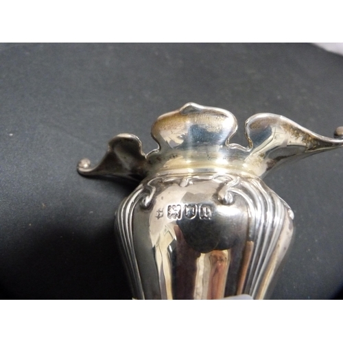 248 - Art Nouveau silver spill vase, hallmarks for London, 130.6g gross.