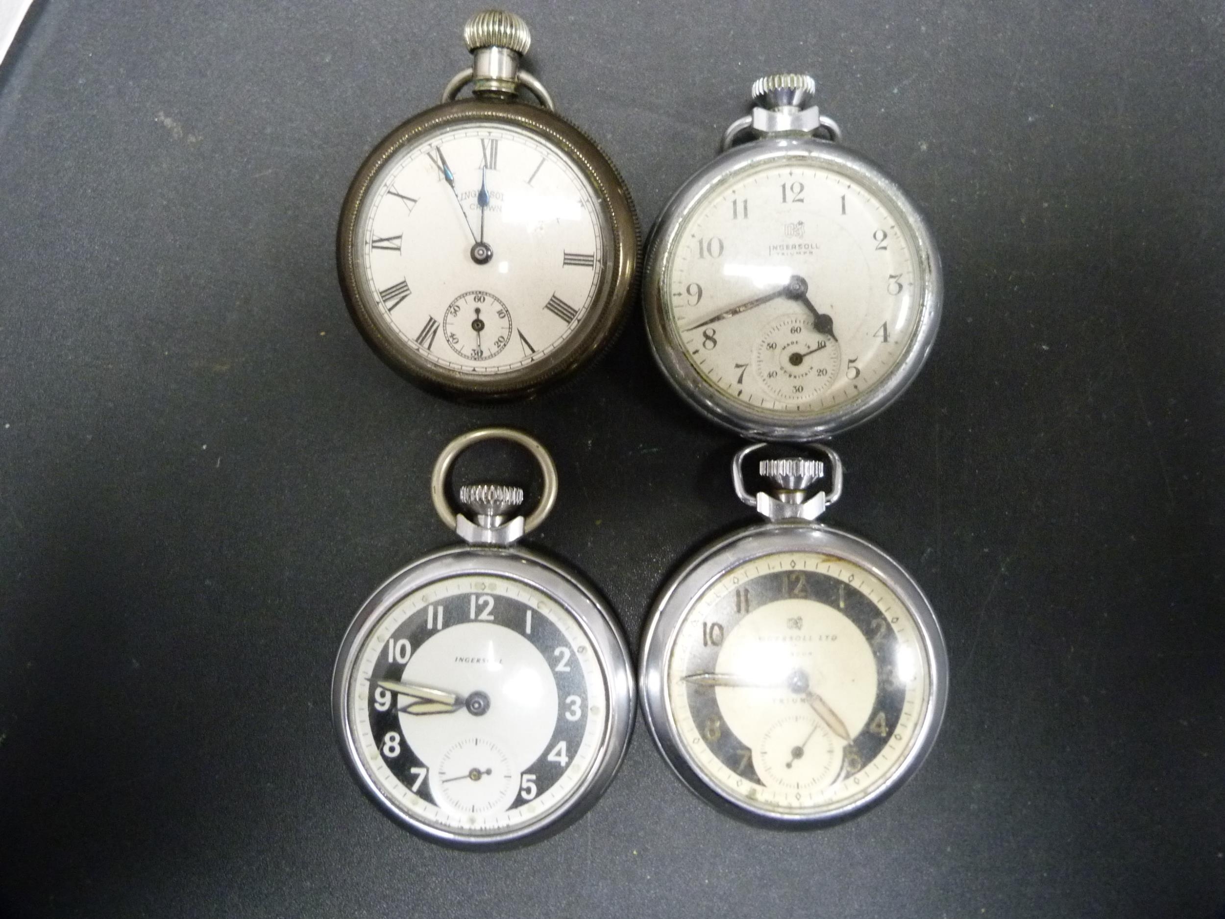 Ingersoll crown outlet pocket watch