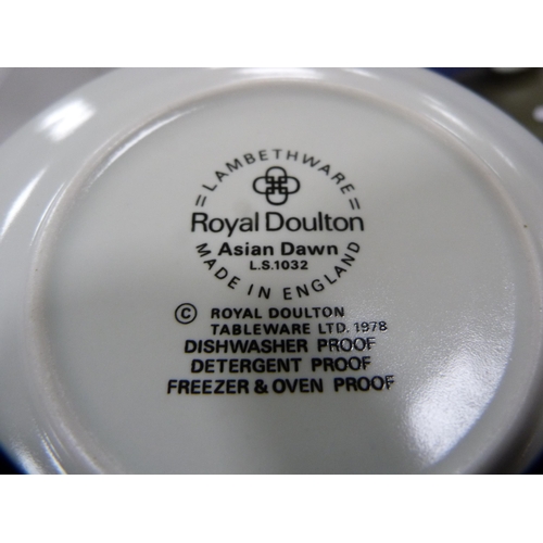 33 - Royal Doulton 'Asian Dawn' part service.