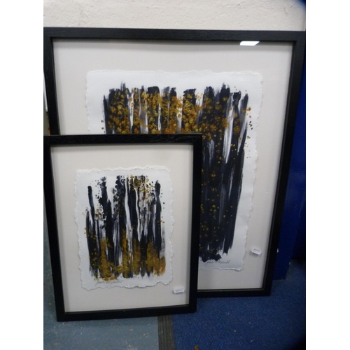 36 - James AlexanderSet of three framed works of art.