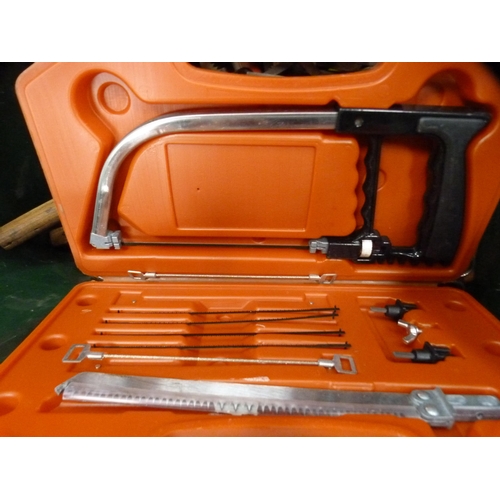 363 - Two tubs containing socket sets, socket parts, chisels, pliers, hand tools etc.