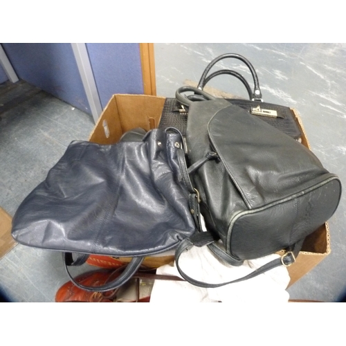 37 - Collection of various handbags and shoes.