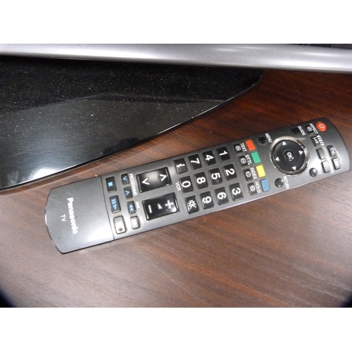 383 - Panasonic Viera television and remote control.