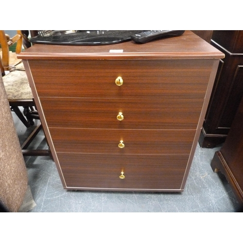 384 - Modern chest of four drawers.