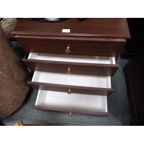 384 - Modern chest of four drawers.