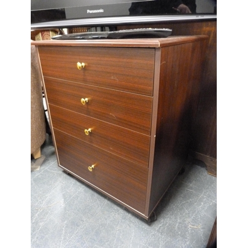 384 - Modern chest of four drawers.