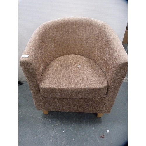 387 - Dunelm tub chair.