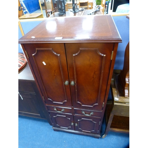 409 - Reproduction cocktail cabinet.