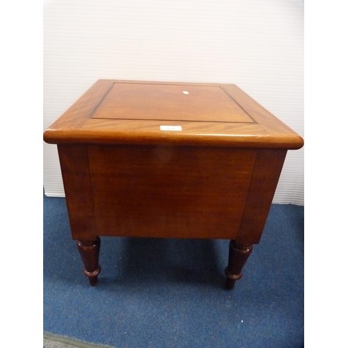 419 - Victorian mahogany commode.