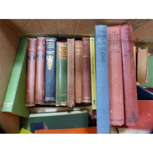 43 - Collection of books, mainly children's, to include Redskin & Scout by Edward Ellis, The Valley o... 