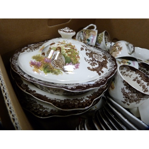 7 - Royal Worcester Group Palissy Ware 'Game Series' part dinnerwares.