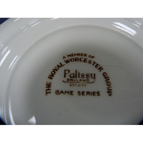 7 - Royal Worcester Group Palissy Ware 'Game Series' part dinnerwares.