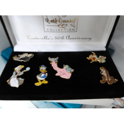 82 - Collection of Walt Disney collectables to include Beauty and the Beast, Sticky Situation Pluto, Lady... 